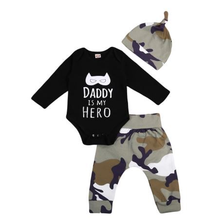 Babysetje | Daddy is my Hero - 3 tot 6 Maanden