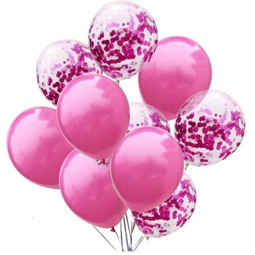 Geboorte Ballonnen Roze - 10 Stuks