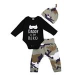 Babysetje | Daddy is my Hero - 3 tot 6 Maanden