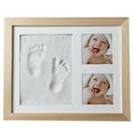 Baby Hand en Voetafdruk - Klei Kit Fotolijst / Wit/Hout